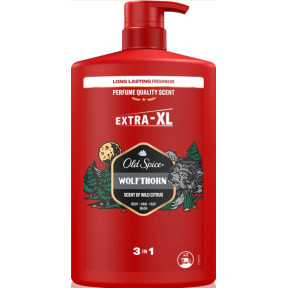 Гель для душу та шампунь 3 в 1 Old Spice Wolfthorn, 1 л
